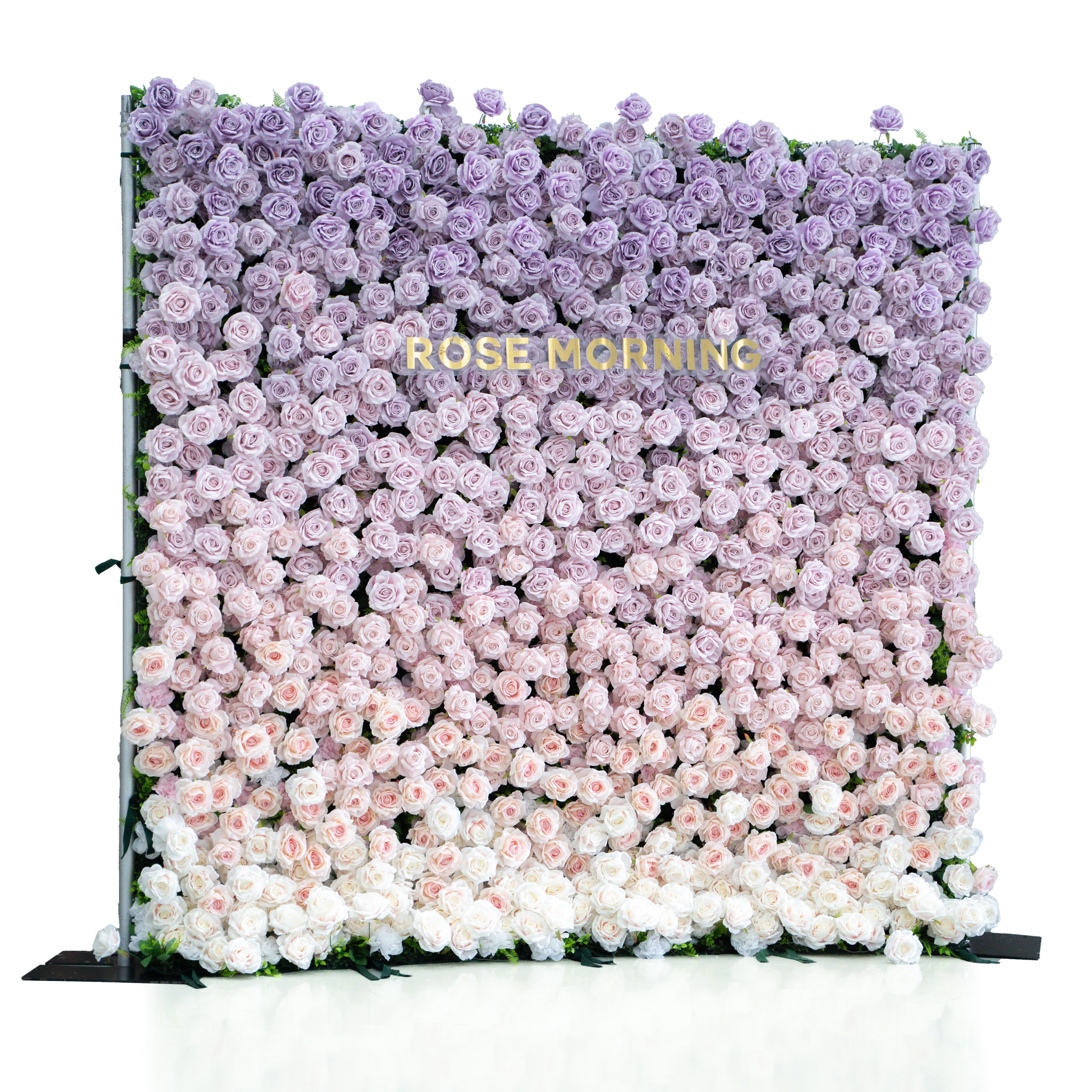 Michelle：3D Fabric Artificial rolling up curtain flower wall