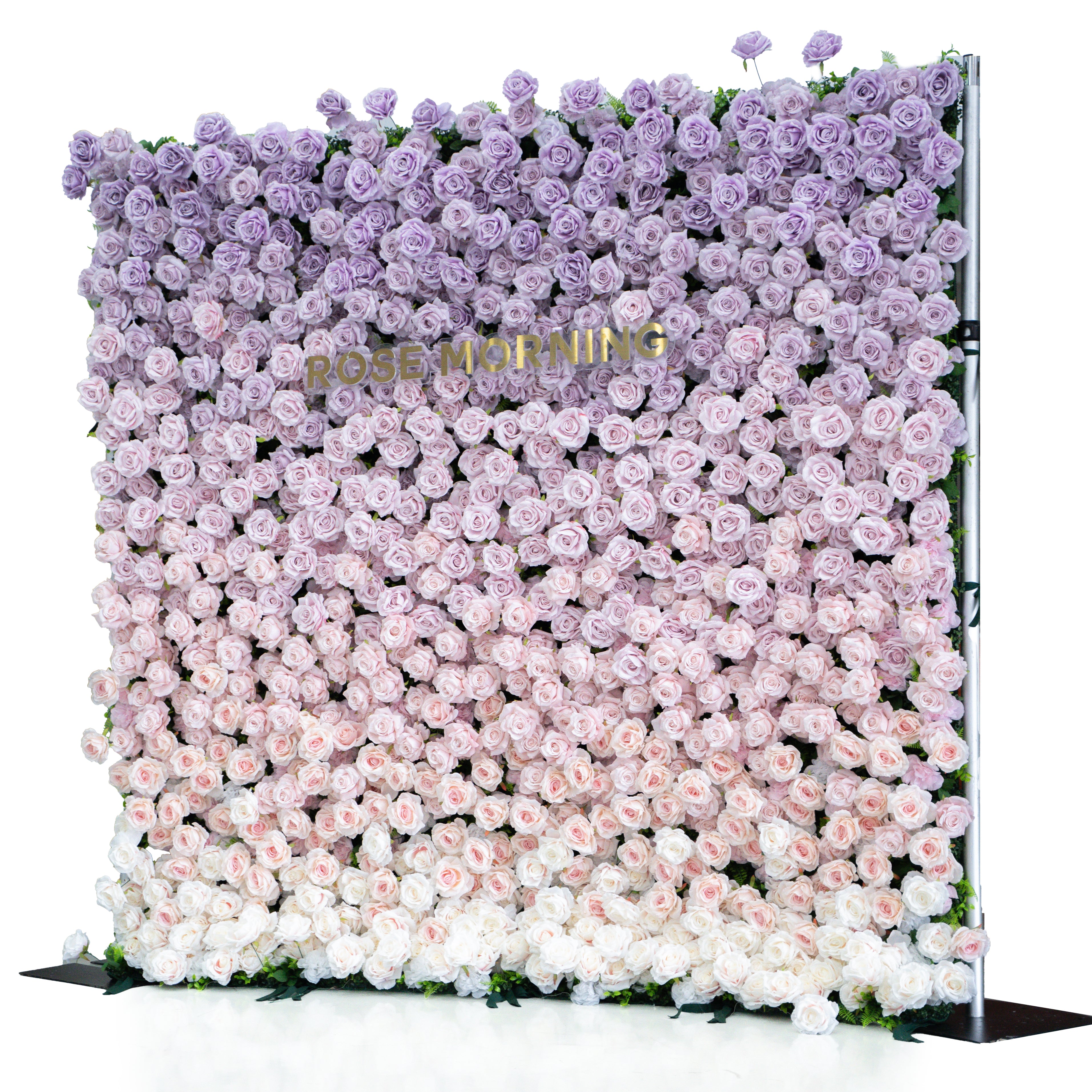 Michelle：3D Fabric Artificial rolling up curtain flower wall