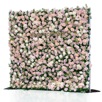 UL829：3D Unique Limited Fabric Artificial rolling up curtain flower wall （The ONLY ONE piece in the world）