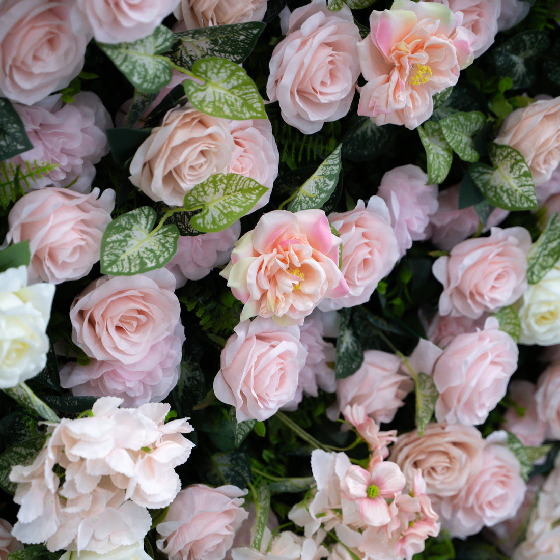 UL829：3D Unique Limited Fabric Artificial rolling up curtain flower wall （The ONLY ONE piece in the world）