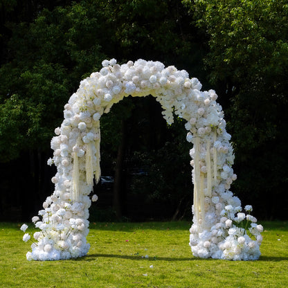 Z013:2023 New Wedding Party Background Floral Arch Decoration Including Frame Rose Morning