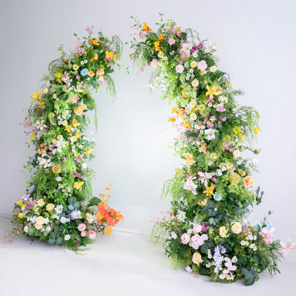 Aglaia: Wedding Party Background Floral Arch Decoration (Including Frame)