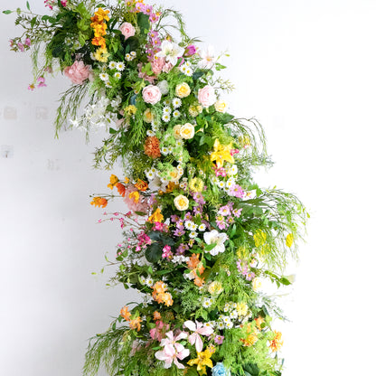 Aglaia: Wedding Party Background Floral Arch Decoration (Including Frame)