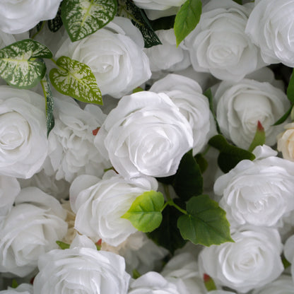 UL901：3D Unique Limited Fabric Artificial rolling up curtain flower wall （The ONLY ONE piece in the world）