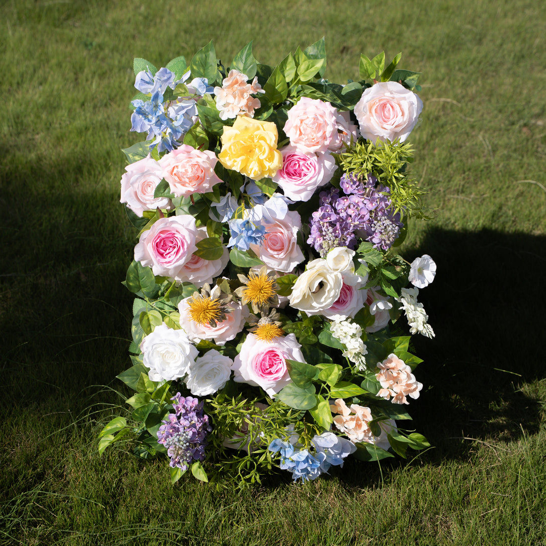 Power:5D Fabric Artificial rolling up curtain flower wall