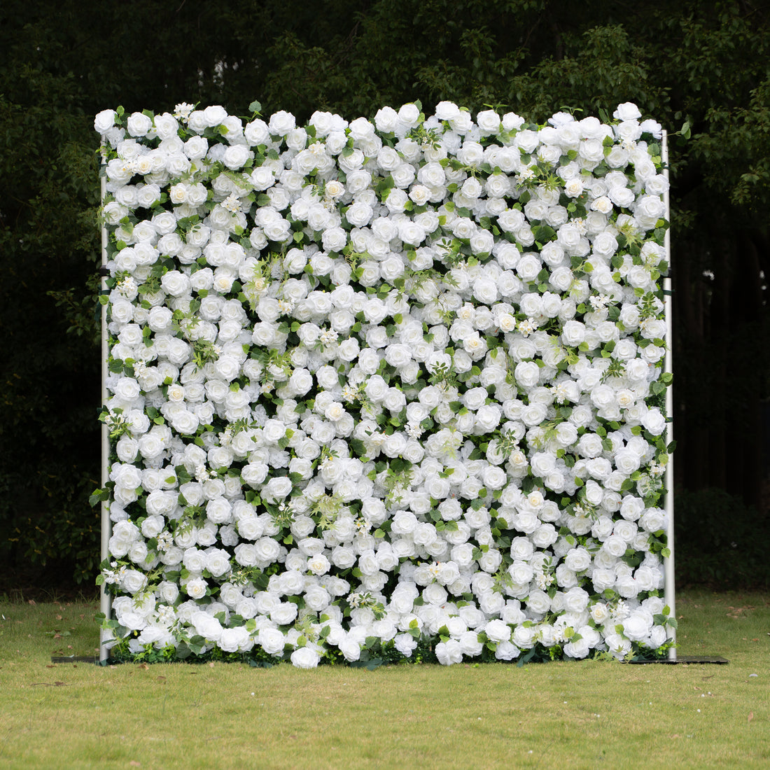 Eira：3D Fabric Artificial rolling up curtain flower wall (In US Stock5-7 Days Delivered)