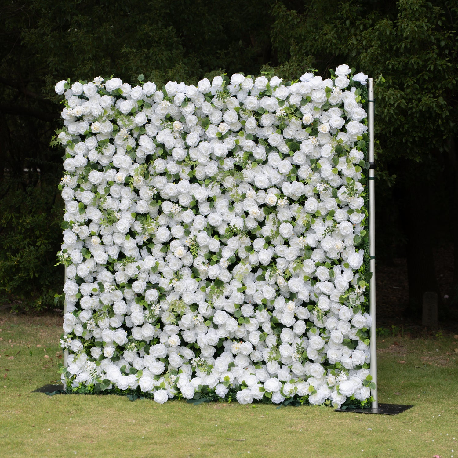 Eira：3D Fabric Artificial rolling up curtain flower wall (In US Stock5-7 Days Delivered)