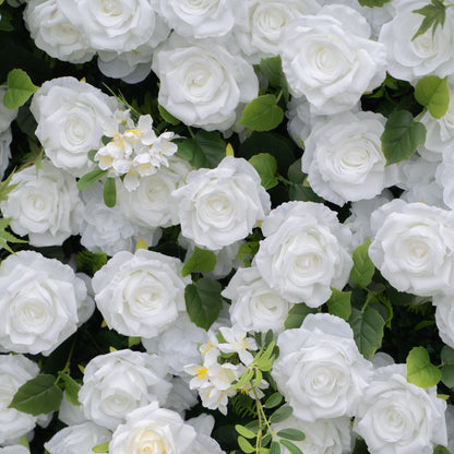 Eira：3D Fabric Artificial rolling up curtain flower wall (In US Stock5-7 Days Delivered)