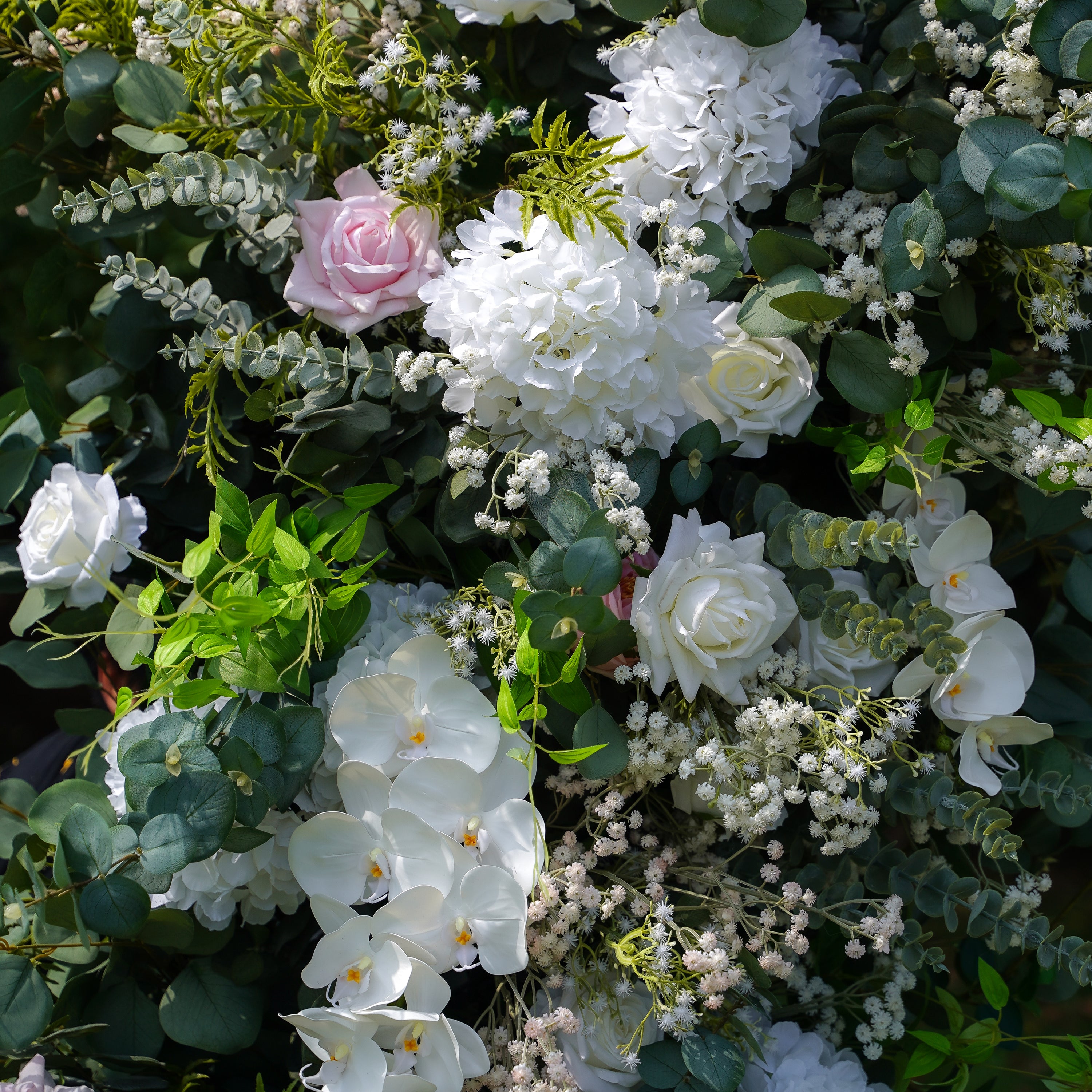 Jean  Wedding Party Background Floral Arch Decoration Rose Morning