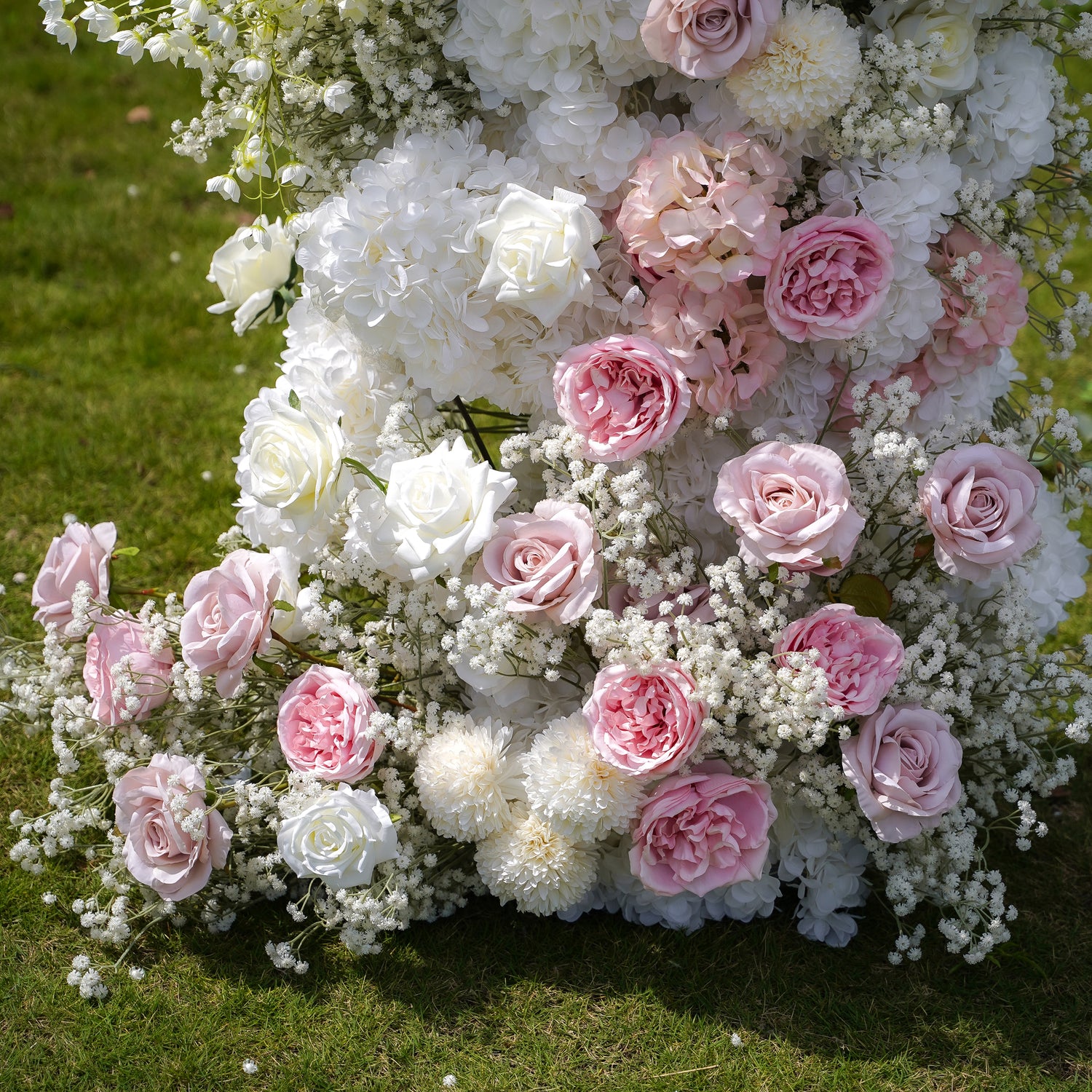 Dawn 2023 New Wedding Party Background Floral Arch Decoration Rose Morning