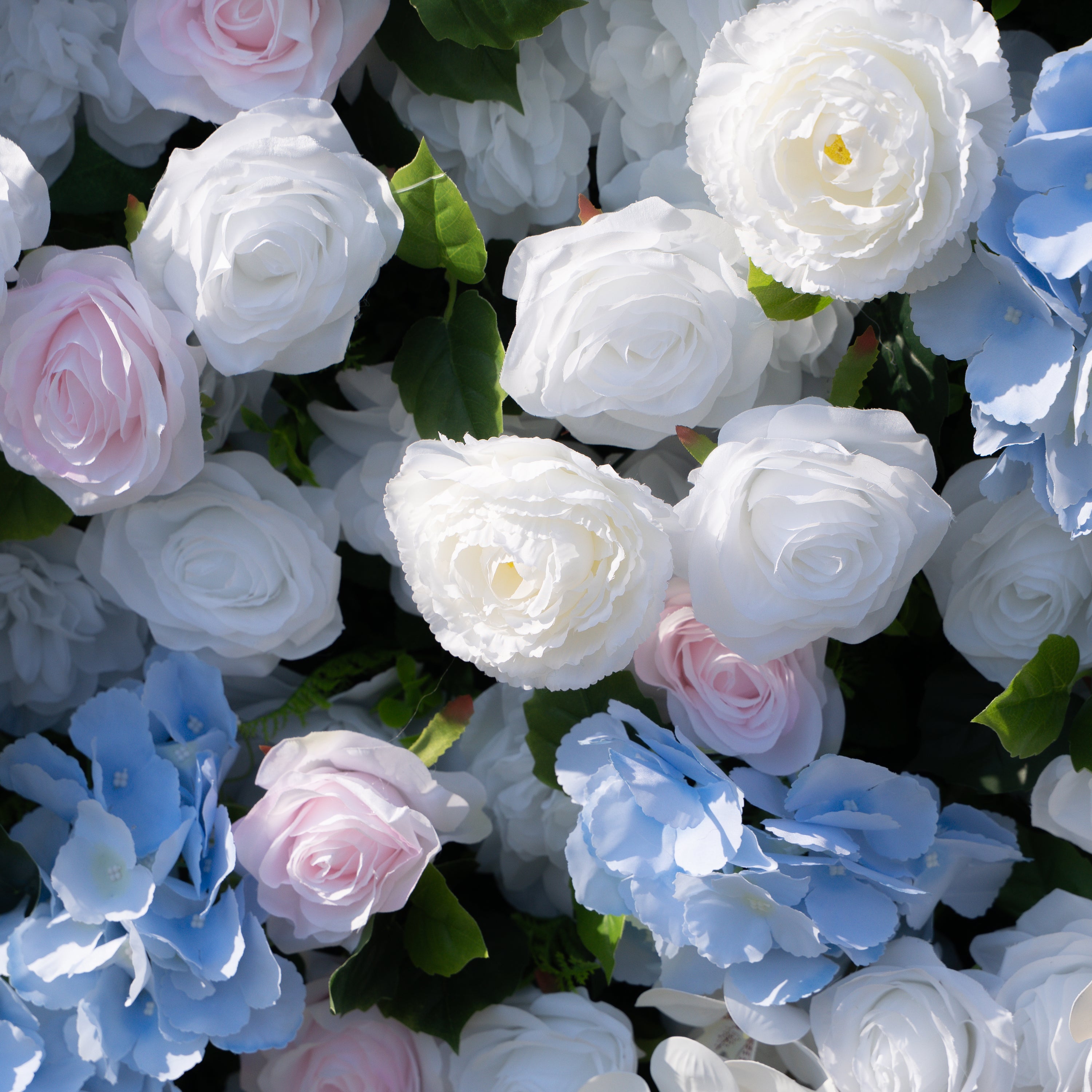 Serene: 3D Layered Flower Wall - Luxury Silk Rolling Backdrop (In US Stock 5-7 Days Delivered)