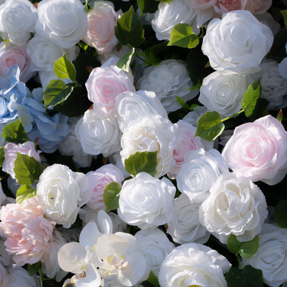 Serene: 3D Layered Flower Wall - Luxury Silk Rolling Backdrop (In US Stock 5-7 Days Delivered)