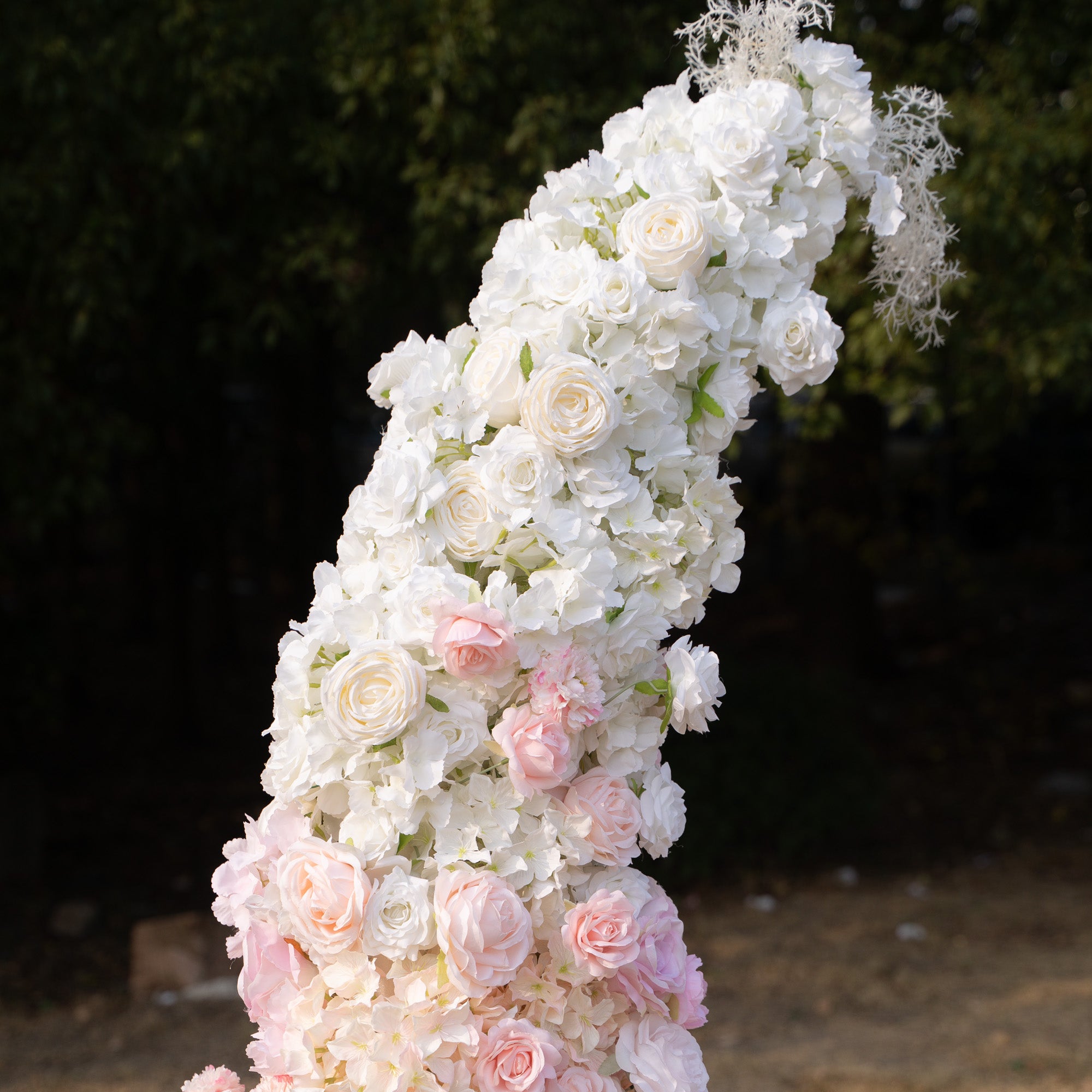 Lavender Hush Flower Arch including Frame for Wedding Party Event Backdrop Decoration(Ready to Ship in USA Only)
