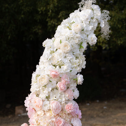 Lavender Hush Flower Arch including Frame for Wedding Party Event Backdrop Decoration(Ready to Ship in USA Only)