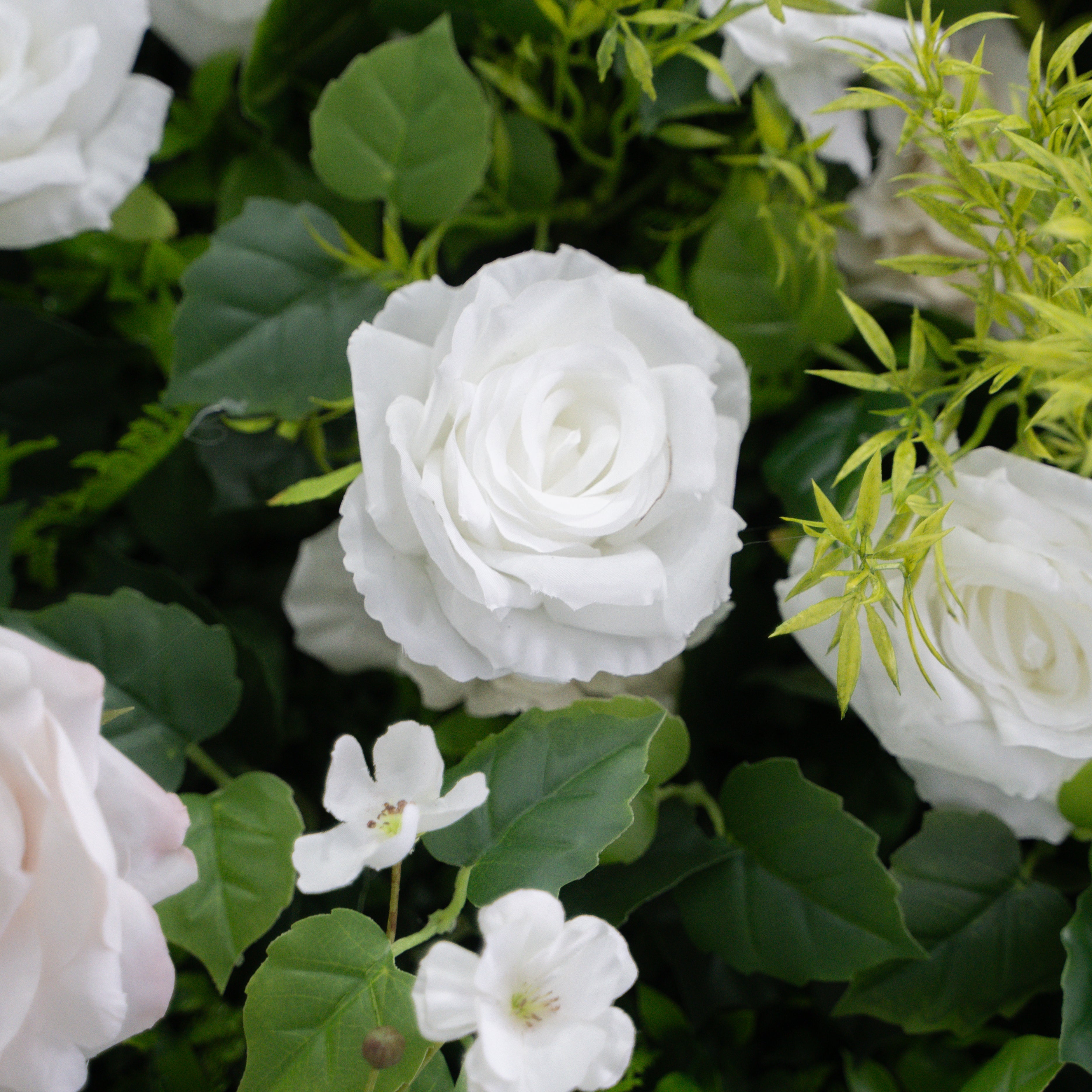 Forever: 3D Layered Flower Wall - Luxury Silk Rolling Backdrop (In US Stock 5-7 Days Delivered)