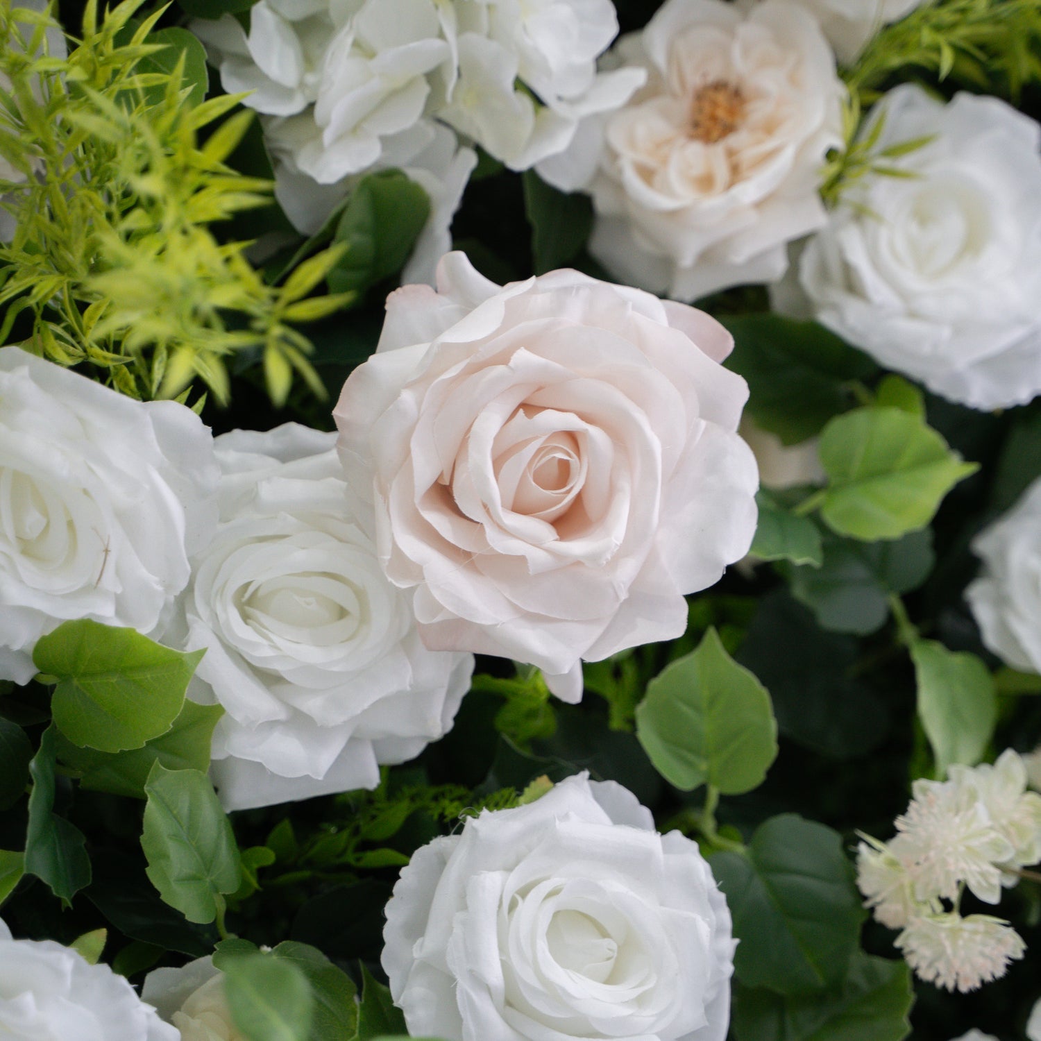 Forever: 3D Layered Flower Wall - Luxury Silk Rolling Backdrop (In US Stock 5-7 Days Delivered)