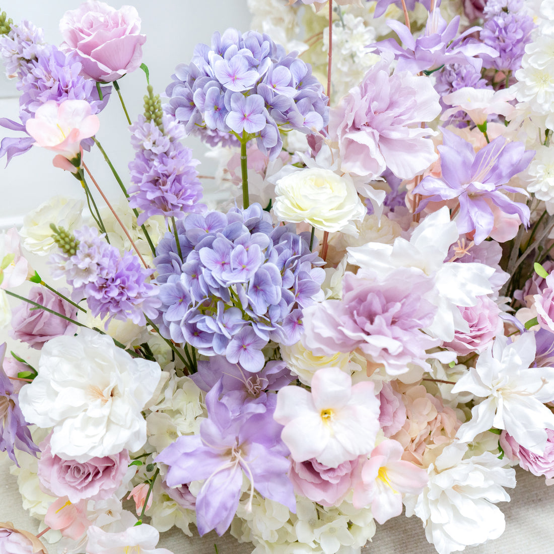 Chloris: Wedding Party Background Floral Arch Decoration (Including Frame)