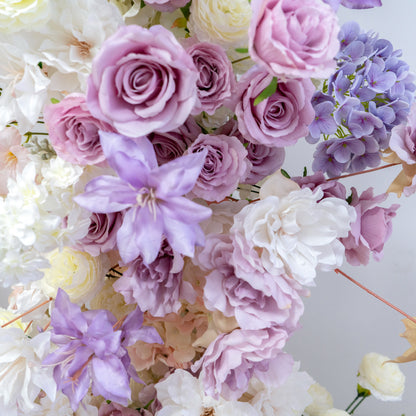 Chloris: Wedding Party Background Floral Arch Decoration (Including Frame)