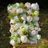 Anouk 5D Fabric Artificial rolling up curtain flower wall Rose Morning
