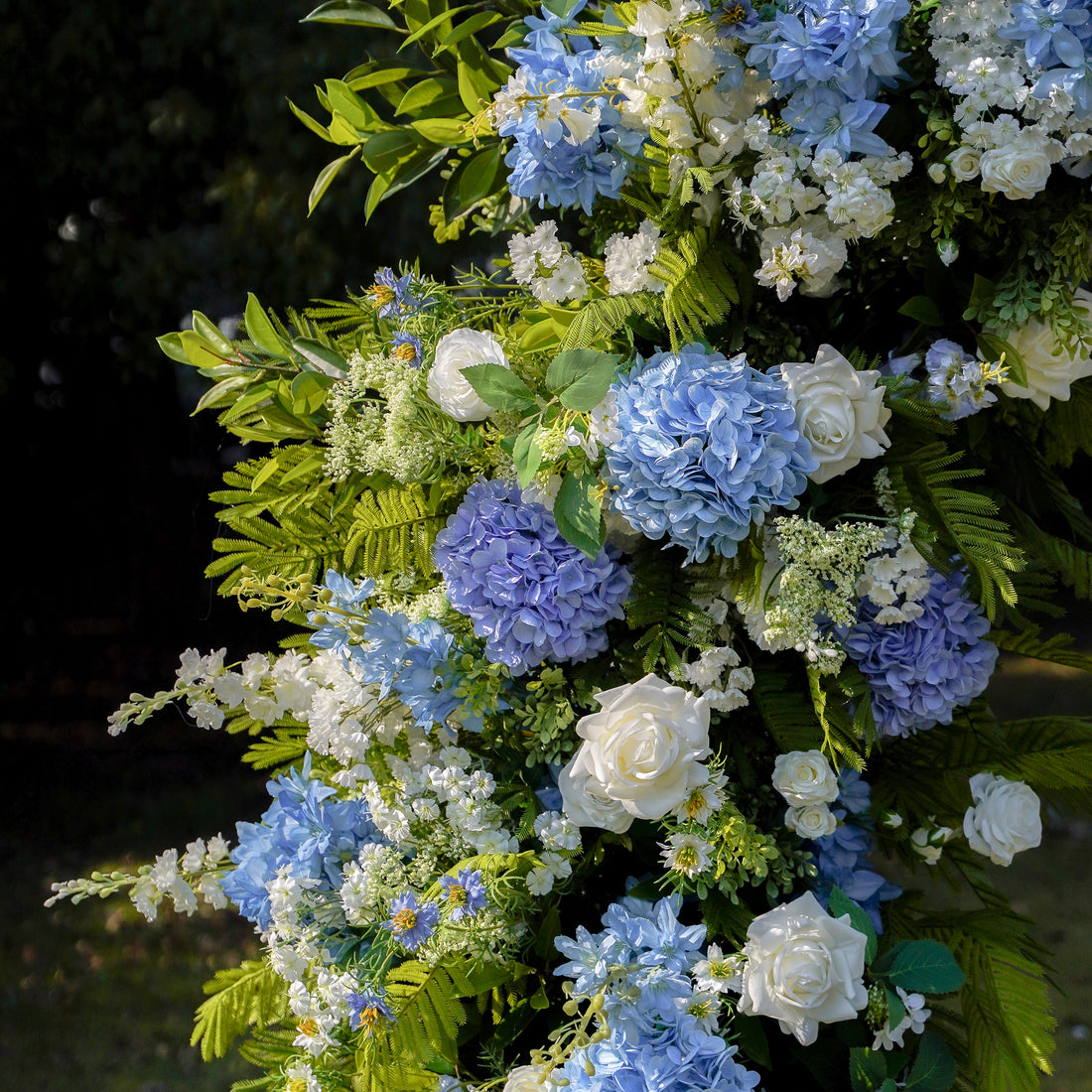 Ronya : 2023 New Wedding Party Background Floral Arch Decoration Including Frame -R9990 Rose Morning