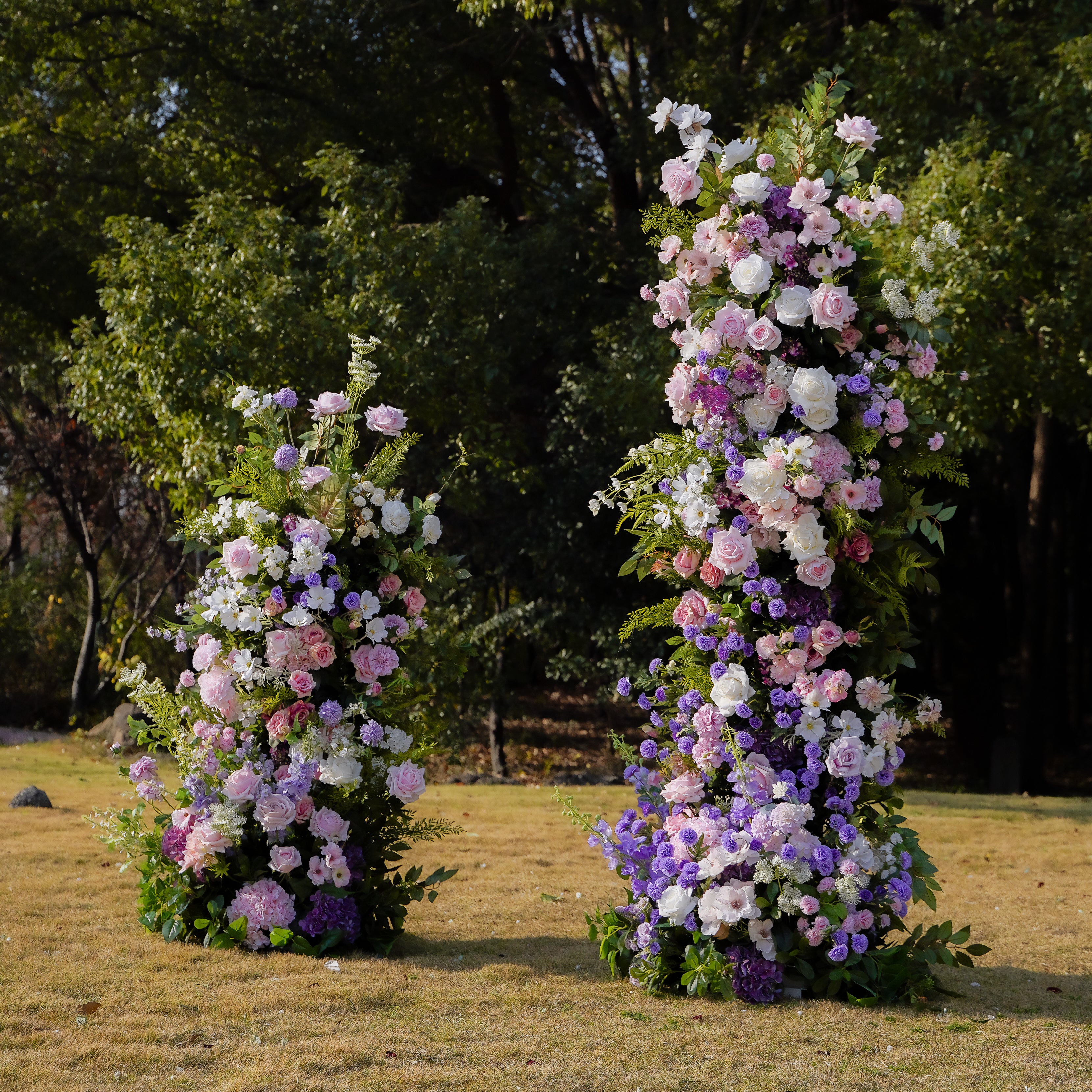 Una : 2023 New Wedding Party Background Floral Arch Decoration Including Frame -R984