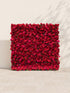 Davilella 5D Fabric Artificial rolling up curtain flower wall — front view