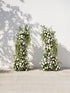 Dorviane Luxury Horn Shaped Flower Arch with Frame for Wedding Party Event Backdrop Decoration — front view