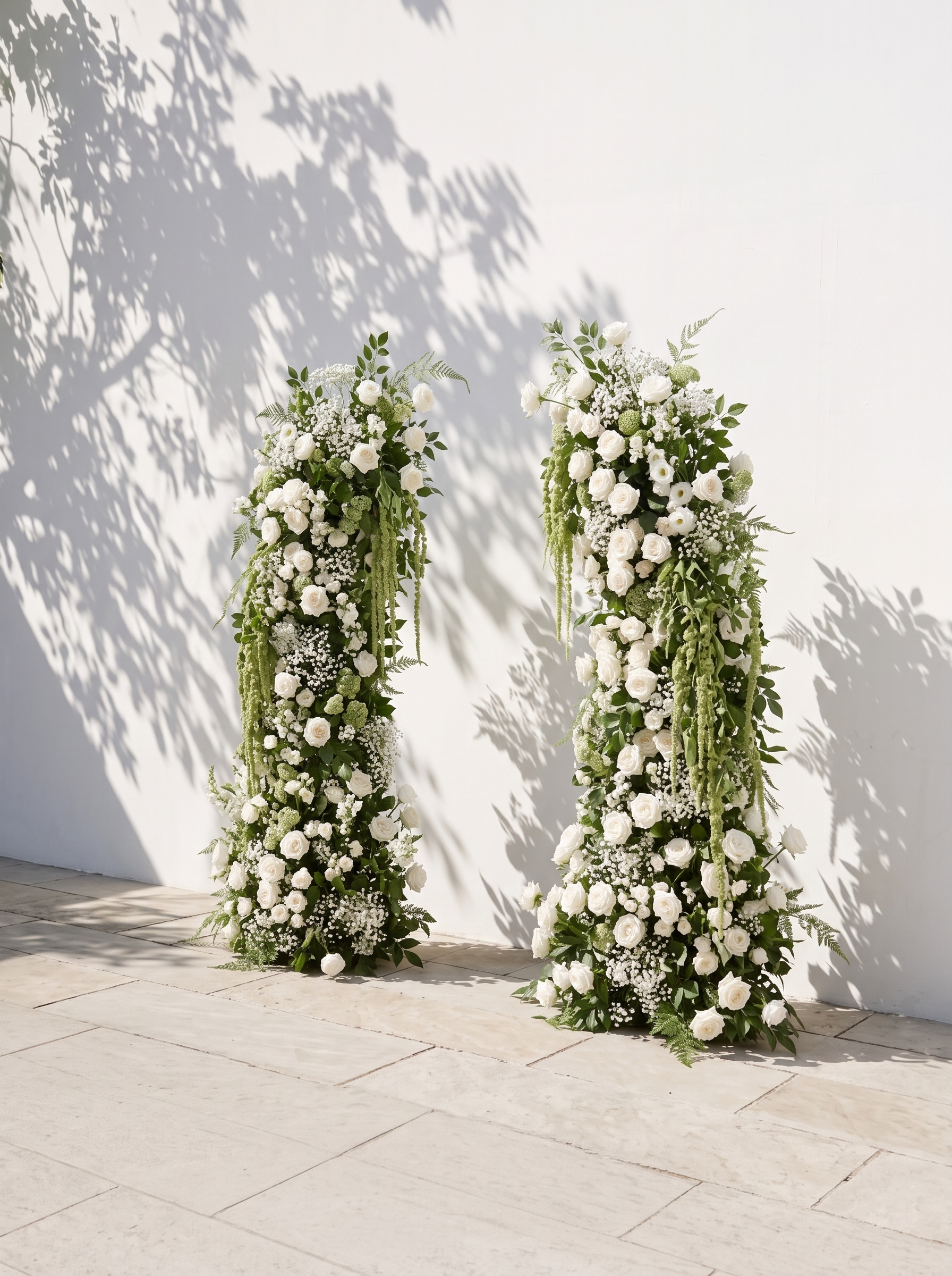 Dorviane Luxury Horn Shaped Flower Arch with Frame for Wedding Party Event Backdrop Decoration — right view