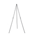 Black Metal Sign Holder Easel Stand, Collapsible Tripod Stand Rose Morning