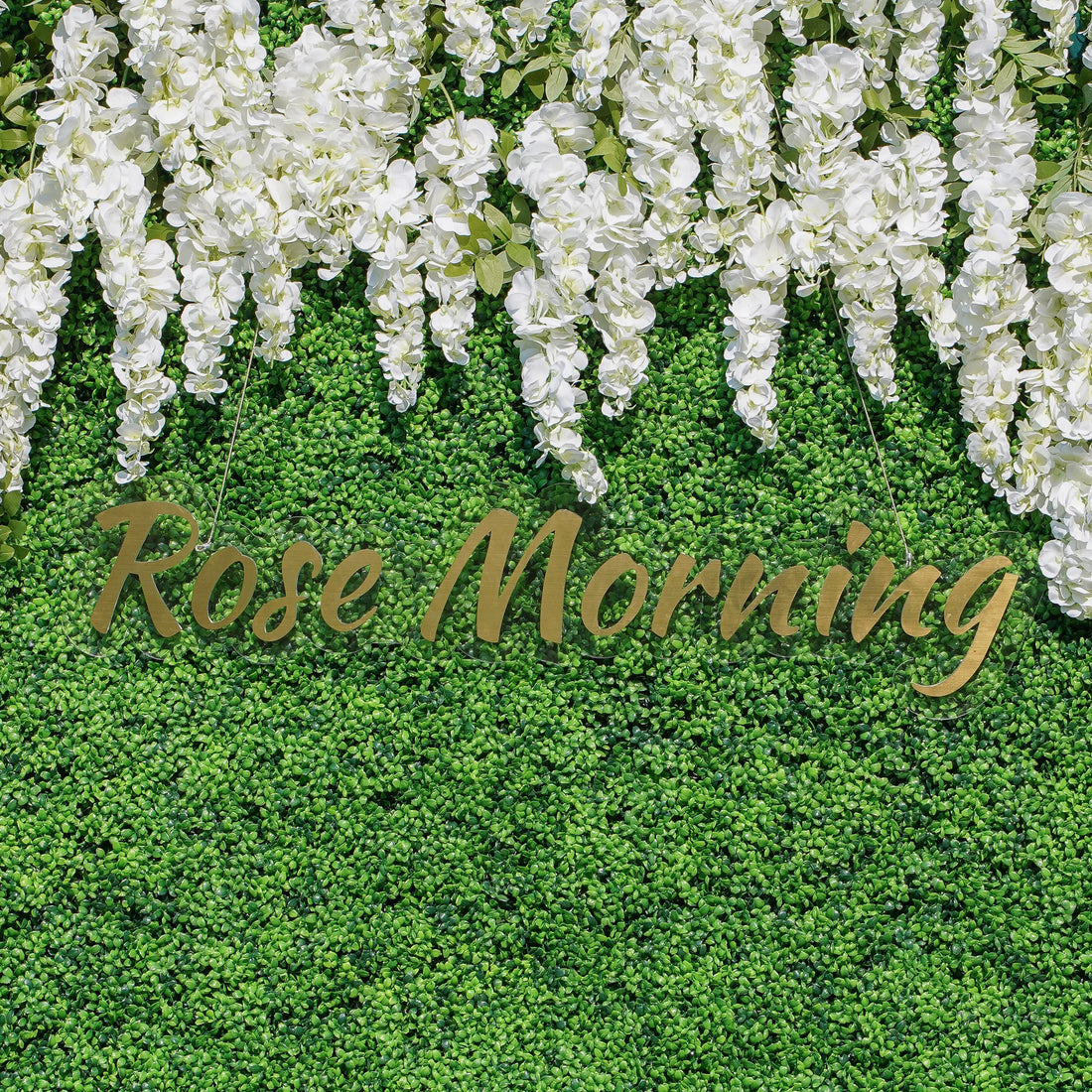 Eling:2D Fabric Artificial rolling up curtain flower wall