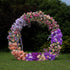 F040:2023 New Wedding Party Background Floral Arch Decoration Including Frame Rose Morning