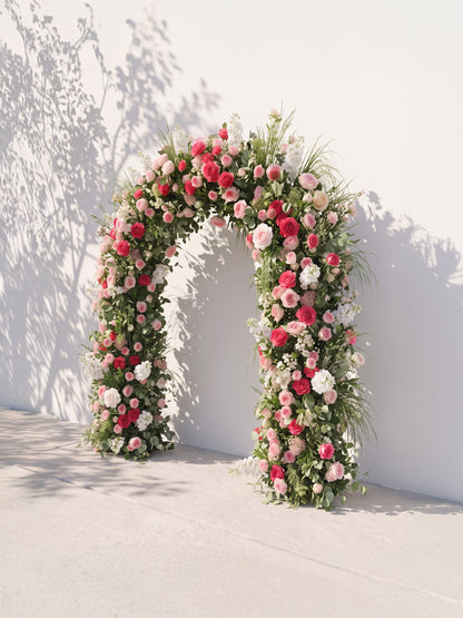 Fiorrose Luxury Door Shaped Flower Arch with Frame for Wedding Party Event Backdrop Decoration — right view