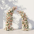 Florina:Luxury White&Pink Flower Arch Horn Arch for Weddings&Event Decor Including Frame florina front