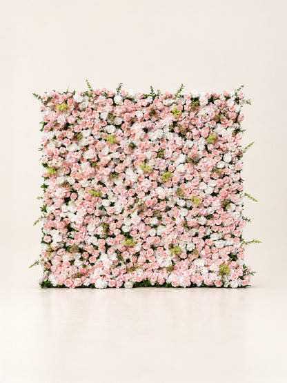 Gavia: 5D Fabric Artificial Zip Up Curtain Flower Wall For Wedding and Events Decoration