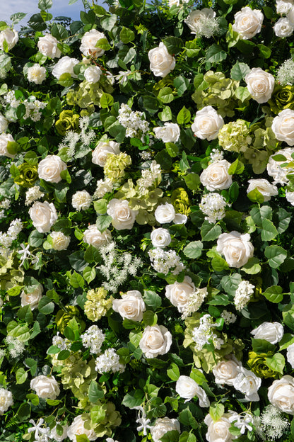 Gavina: 3D Fabric Artificial Zip Up Curtain Flower Wall For Wedding and Events Decoration