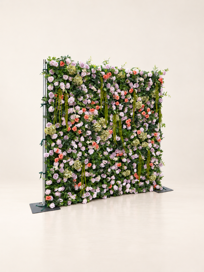 Gavora: 4D Fabric Artificial Zip Up Curtain Flower Wall For Wedding and Events Decoration