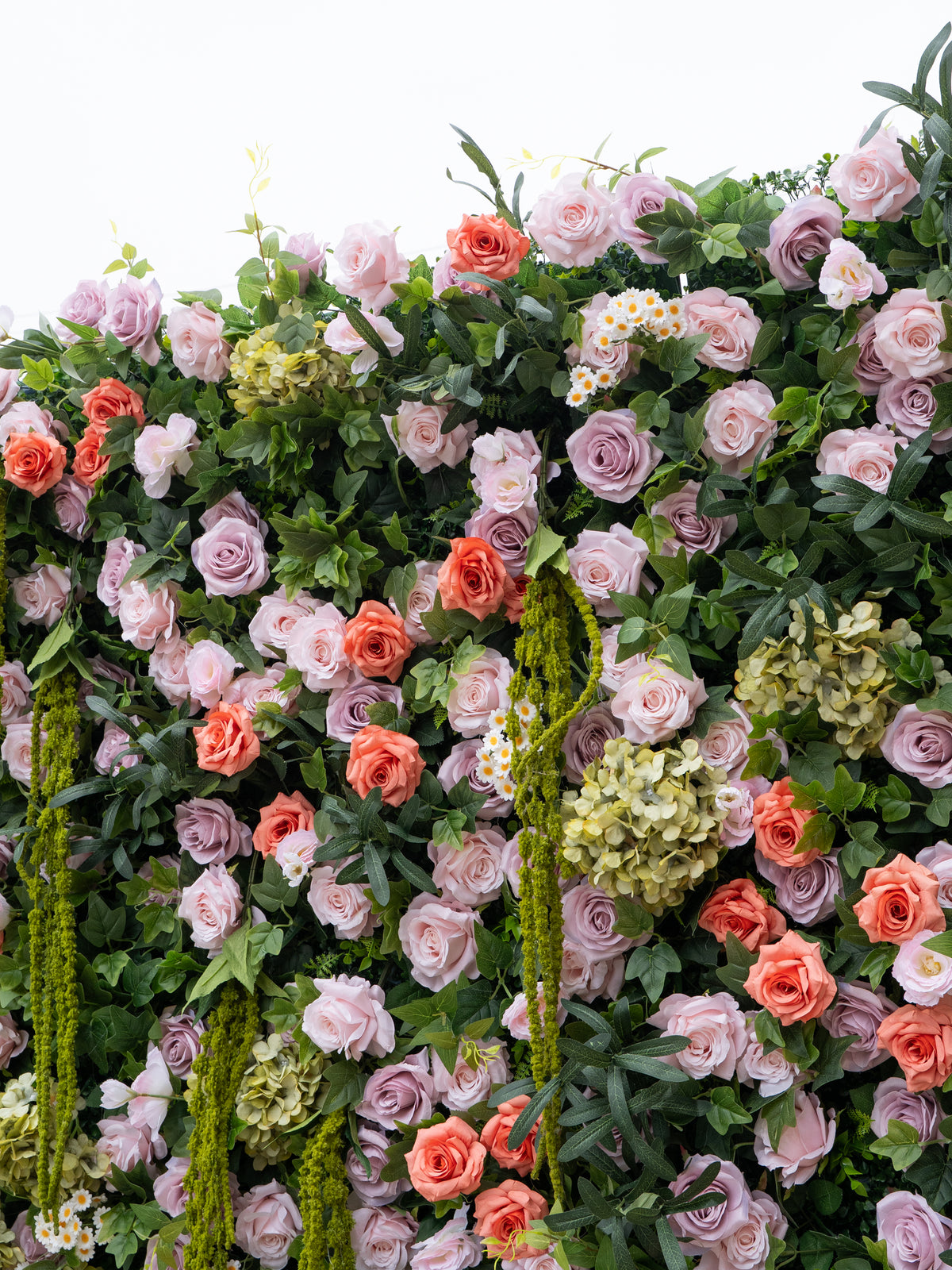 Gavora: 4D Fabric Artificial Zip Up Curtain Flower Wall For Wedding and Events Decoration