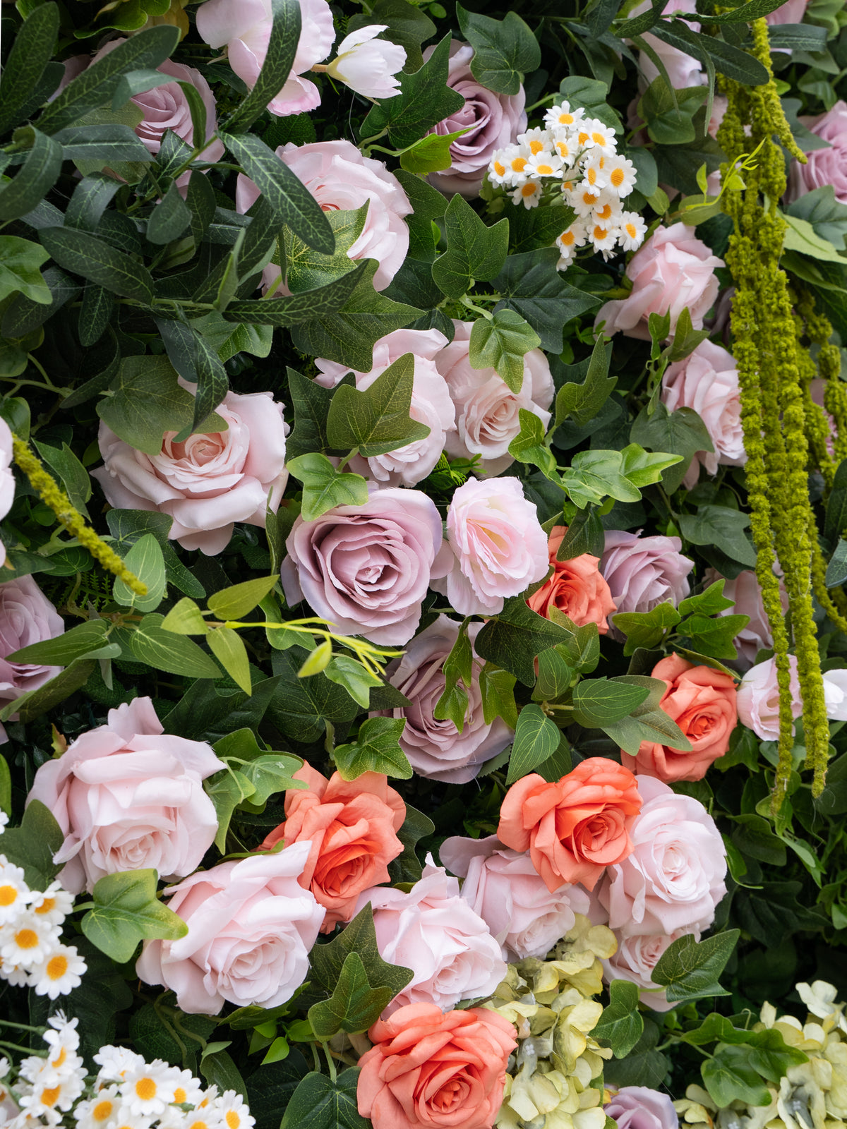 Gavora: 4D Fabric Artificial Zip Up Curtain Flower Wall For Wedding and Events Decoration