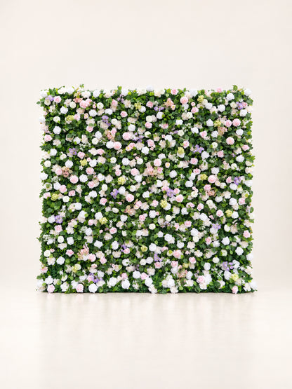Gelara: 3D Fabric Artificial Zip Up Curtain Flower Wall For Wedding and Events Decoration