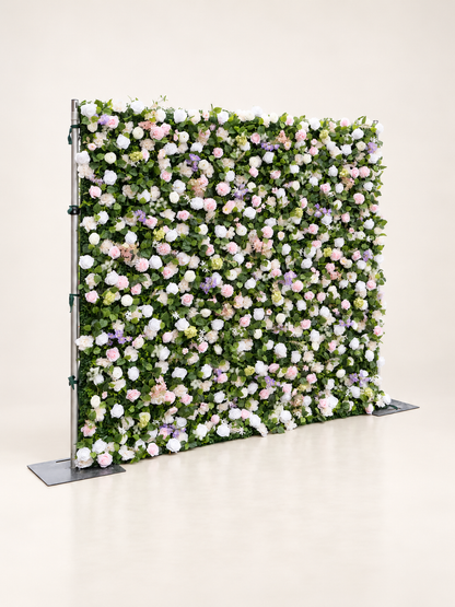 Gelara: 3D Fabric Artificial Zip Up Curtain Flower Wall For Wedding and Events Decoration