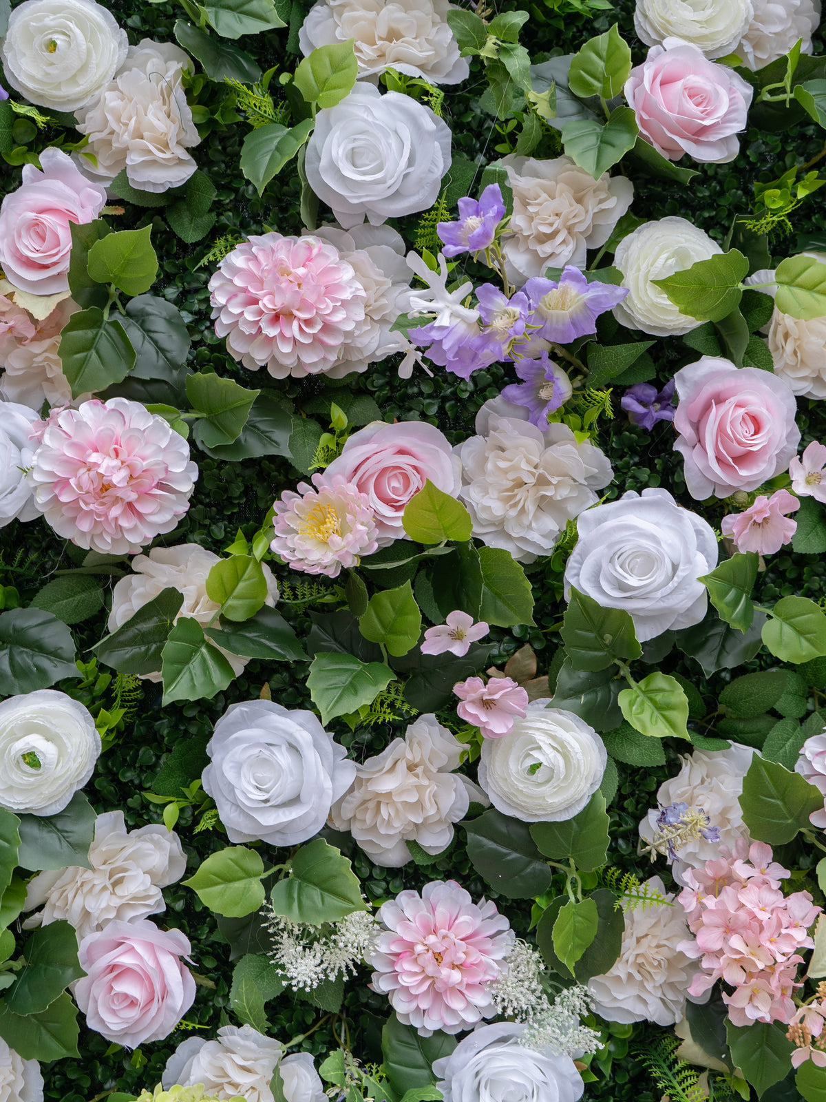 Gelara: 3D Fabric Artificial Zip Up Curtain Flower Wall For Wedding and Events Decoration