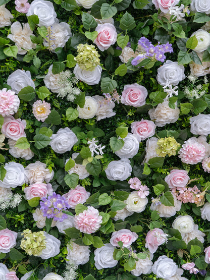 Gelara: 3D Fabric Artificial Zip Up Curtain Flower Wall For Wedding and Events Decoration
