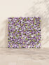 Gemena 5D Fabric Artificial rolling up curtain flower wall — front view