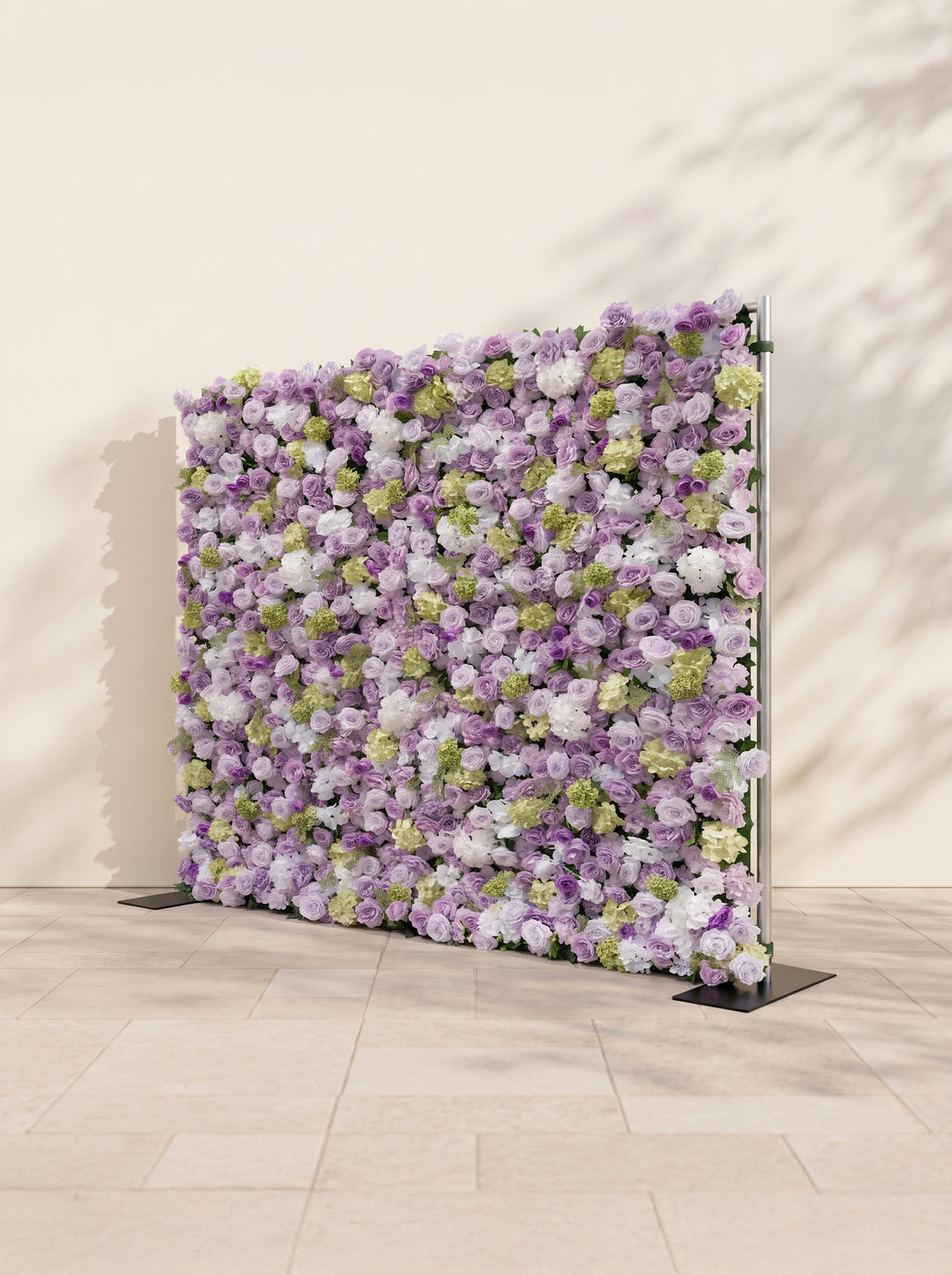 Gemena 5D Fabric Artificial rolling up curtain flower wall — right view
