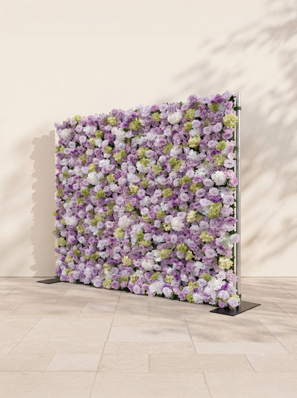 Gemena 5D Fabric Artificial rolling up curtain flower wall — right view