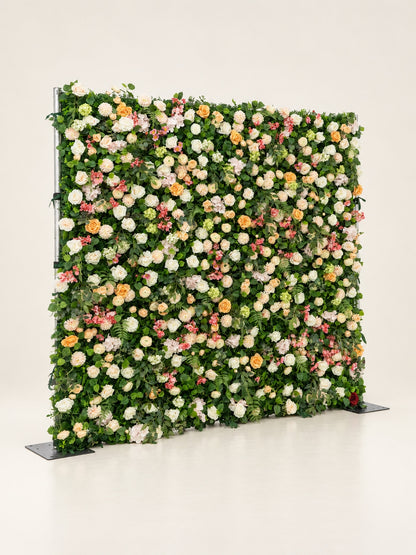 Gemila: 5D Fabric Artificial Zip Up Curtain Flower Wall For Wedding and Events Decoration