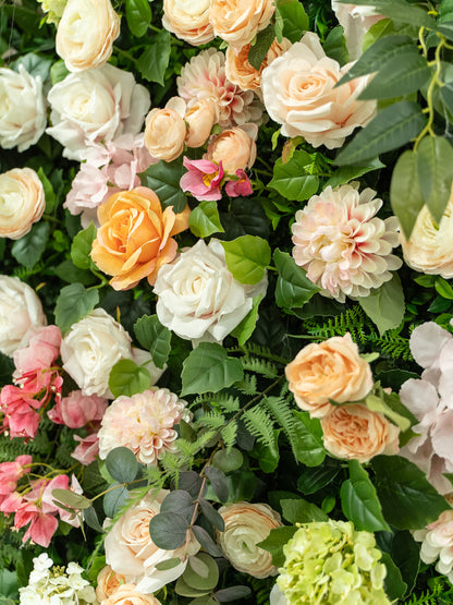 Gemila: 5D Fabric Artificial Zip Up Curtain Flower Wall For Wedding and Events Decoration