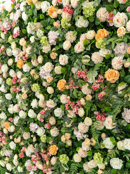 Gemila: 5D Fabric Artificial Zip Up Curtain Flower Wall For Wedding and Events Decoration