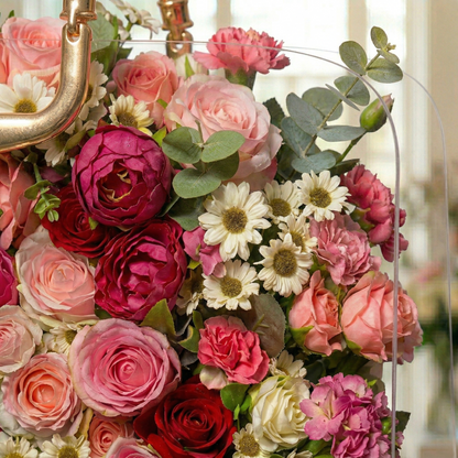 Hollis: Transparent Acrylic Flower Gift Bag Keepsake| Perfect Bridesmaid Proposal &amp; Wedding Favor