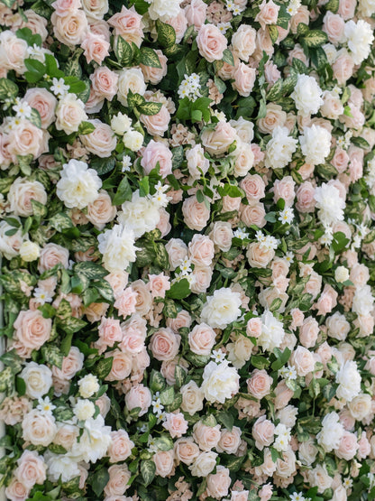 Evanthe: 3D Fabric Artificial Zip Up Curtain Flower Wall For Wedding and Events Decoration